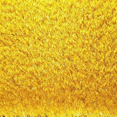 Желтая искусственная трава